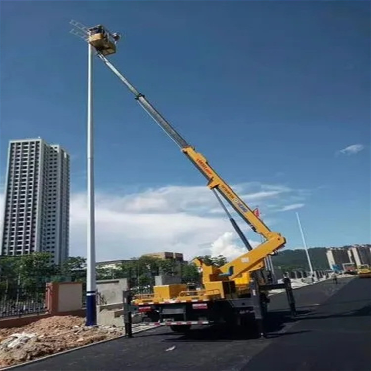 绵竹维修路灯的曲臂升降车出租