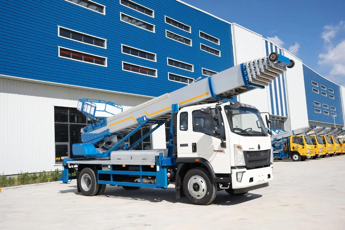 绵竹出租云梯车高空作业车 建筑垃圾搬运